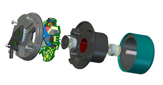 Fig 1 exploded view EC Motor